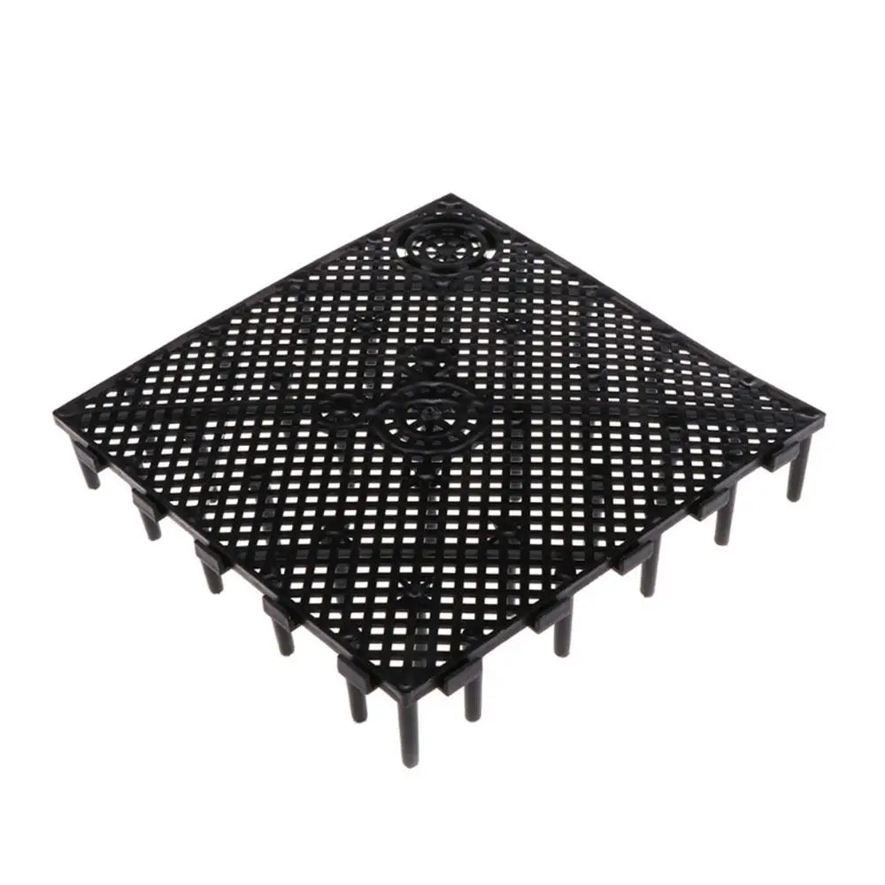 Plastic Aquarium Bottom Filter Plate & Grid Divider Tray Aquarium Filter Plate Richie's Black-A