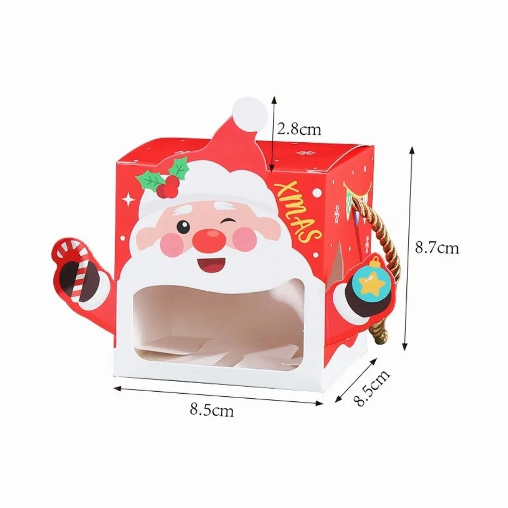 5-Pack Santa Christmas Candy Gift Boxes with Carry Handle Christmas Gift Box Richie's