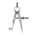 Carbon Steel Spring Divider 150mm Scribing Tool Precision Compass Spring Divider Compass Richie's Beige