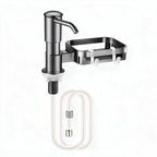 Kitchen Sink Soap Dispenser Pump with Rack & Extension Tube Soap Dispenser Richie's gray