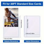 PVC Trading Card Top Loaders Hard Plastic Sleeves 20–100 Pack Card Top Loaders Richie's