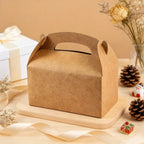 25 Pcs Kraft Paper Gift Boxes – Brown Folding Cardboard Boxes Kraft Gift Boxes Richie's