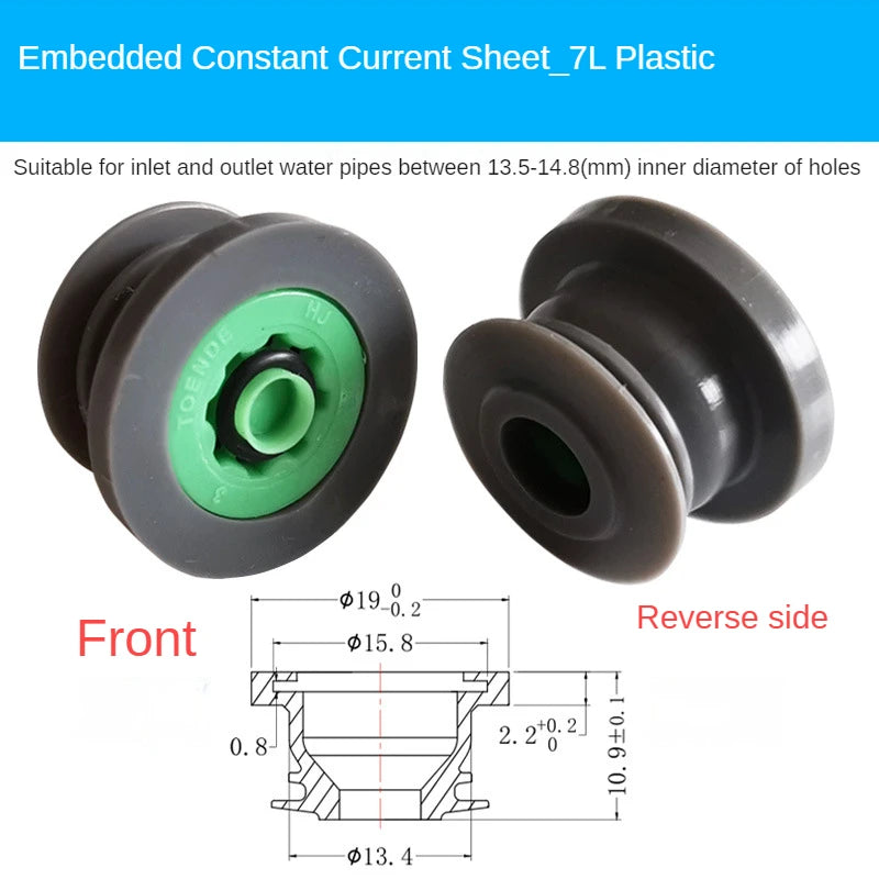 DN15 Flow Limiting Water Saving Disc for Shower & Faucet Flow Limiting Disc Richie's 7L Embedded
