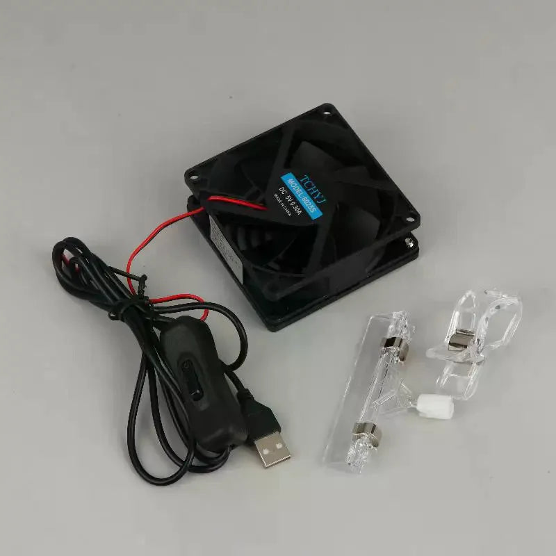 USB Aquarium Cooling Fan Adjustable Angle Variable Speed Fish Tank Aquarium Cooling Fan Richie's
