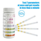 100Pcs 7-in-1 Aquarium Water Test Strips – Fish Tank Kit Aquarium Test Strips Richie's
