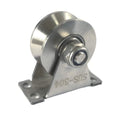 304 Stainless Steel 2" U-Groove Sliding Gate Roller Wheel Bearings Gate Roller Wheel Richie's 16mm V type