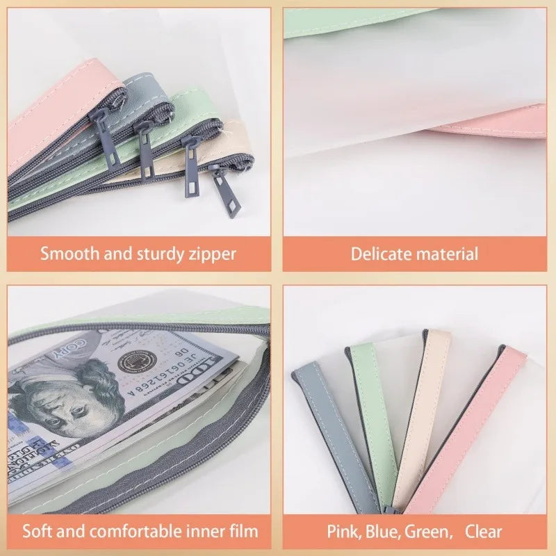 Transparent Frosted Pencil Case Large Capacity Student Bag Pencil Case Richie's