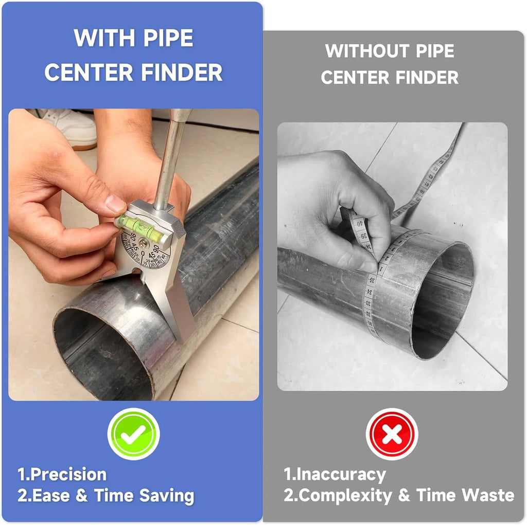 Y-Type 4-Inch Pipe Center Finder & Tube Marking Tool Pipe Centering Tool Richie's