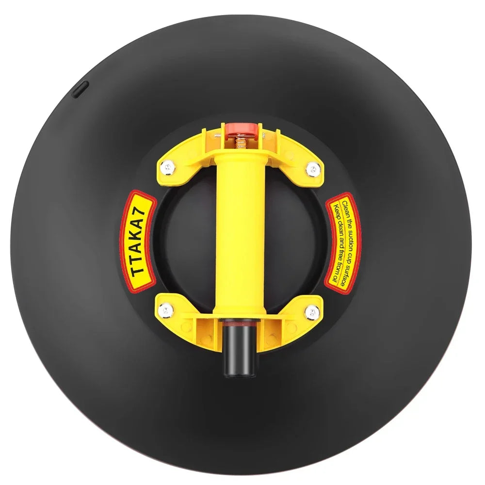 14-Inch Heavy Duty Vacuum Suction Cup 250kg Glass Tile Lifter Vacuum Suction Cup Lifter Richie's XP-14 Yellow