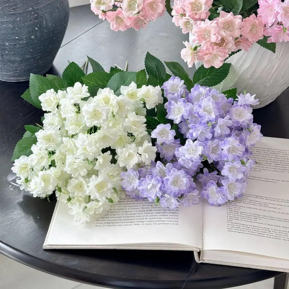 Artificial Jasmine Silk Flower Branch | Multicolor Faux Floral Artificial Flower Branch Richie's