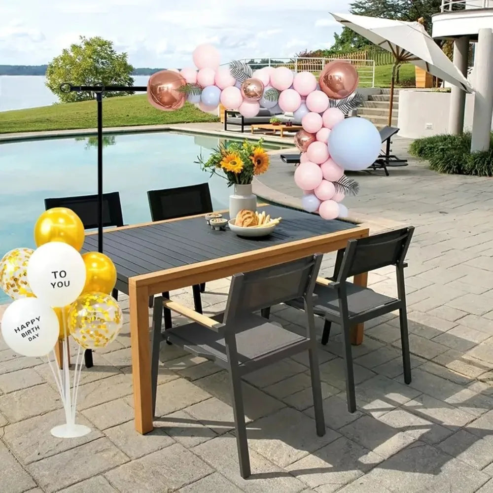 Adjustable Metal Balloon Flower Arch Stand with Clamps Balloon Arch Stand Richie's