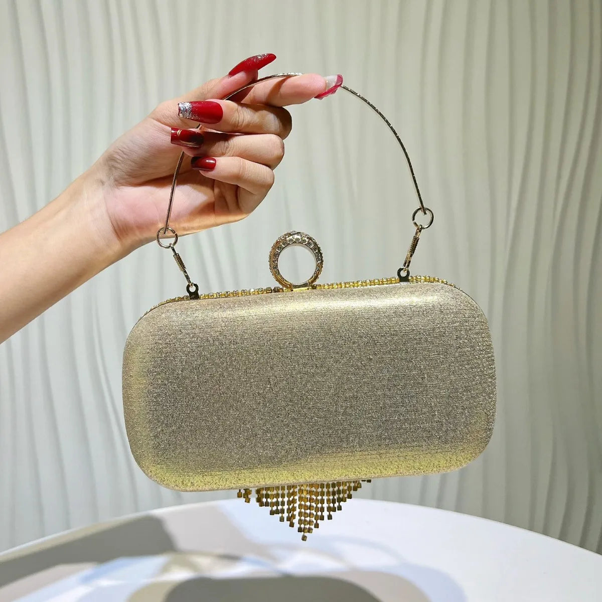 Diamond Tassel Evening Clutch Bag – Women's Party Chain Handbag Evening Clutch Bag Richie's