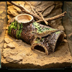 Resin Bark Reptile Hide Cave – Lizard Snake Terrarium Shelter Reptile Hide Cave Richie's