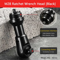 Alloy Steel Ratchet Wrench Head – High Torque Bidirectional Drive Ratchet Wrench Head Richie's Black