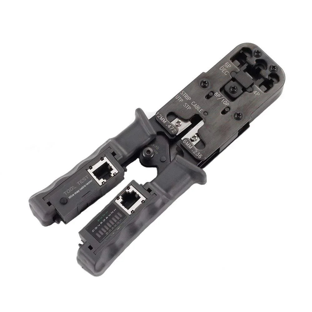 FATCOOL RJ45 Network Cable Crimper & Tester Tool 2-in-1 Network Crimping Tool Richie's