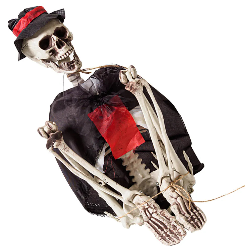 Realistic Full Body Hanging Skeleton Halloween Decoration 90cm Halloween Decoration Richie's