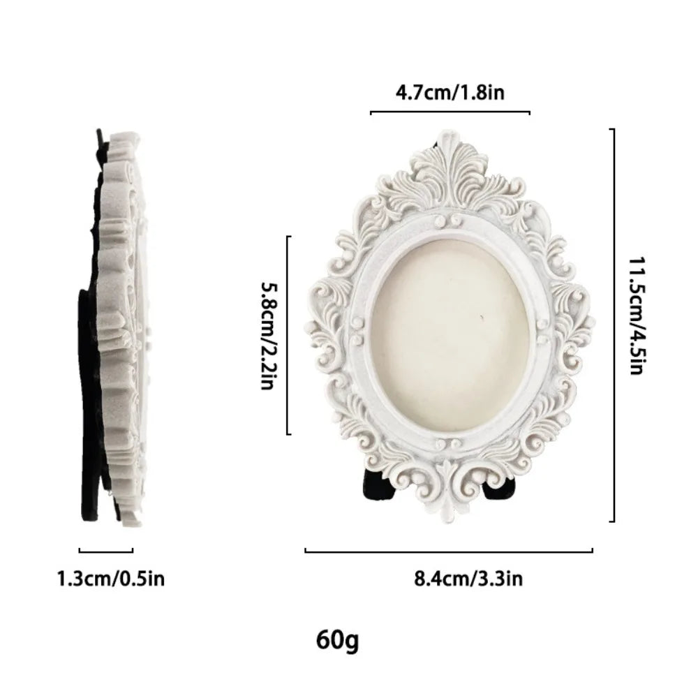 Victorian Vintage Resin Gold Picture Frame – Ornate Antique Style Decorative Picture Frame Richie's Style1-White
