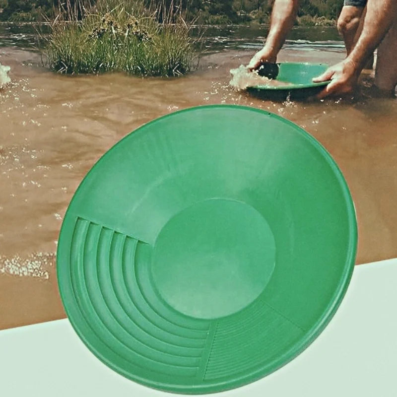 Plastic Gold Panning Pan – Nugget Mining & Prospecting Basin Gold Panning Pan Richie's