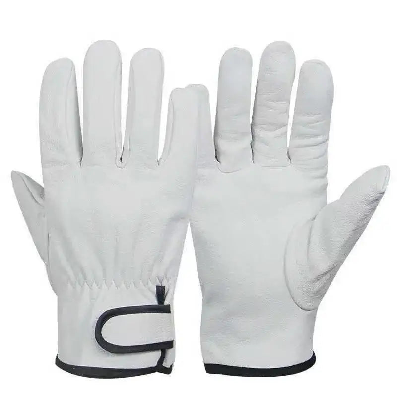 Sheepskin Leather Welding Gloves – Heavy Duty Work Protection Leather Work Gloves Richie's A1