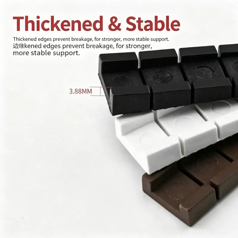 Rubber Wedge Shims Furniture Levelers – 4/10 Pcs, Cut-to-Fit Furniture Leveling Shims Richie's