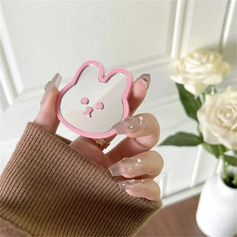 Cute Rabbit Mirror Phone Grip Stand – Universal Smartphone Mount Phone Grip Stand Richie's