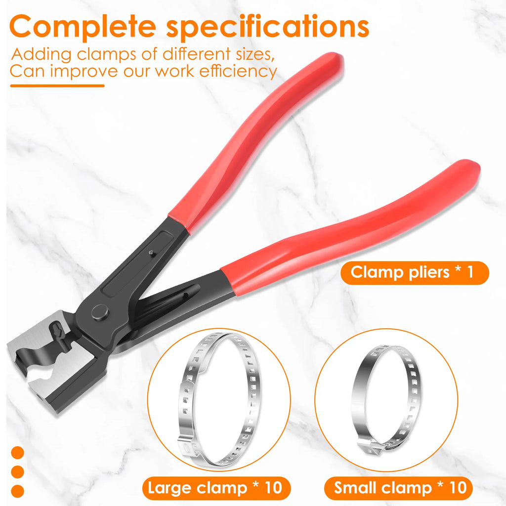 CV Boot Clamp Pliers Kit – Universal Hose Clamp Tool 10/30pcs Clamp Pliers Kit Richie's