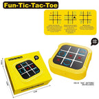 Kids 4-in-1 Educational Game Toy – Tic-Tac-Toe & Whack-A-Mole Educational Game Toy Richie's Me-264-Yellow