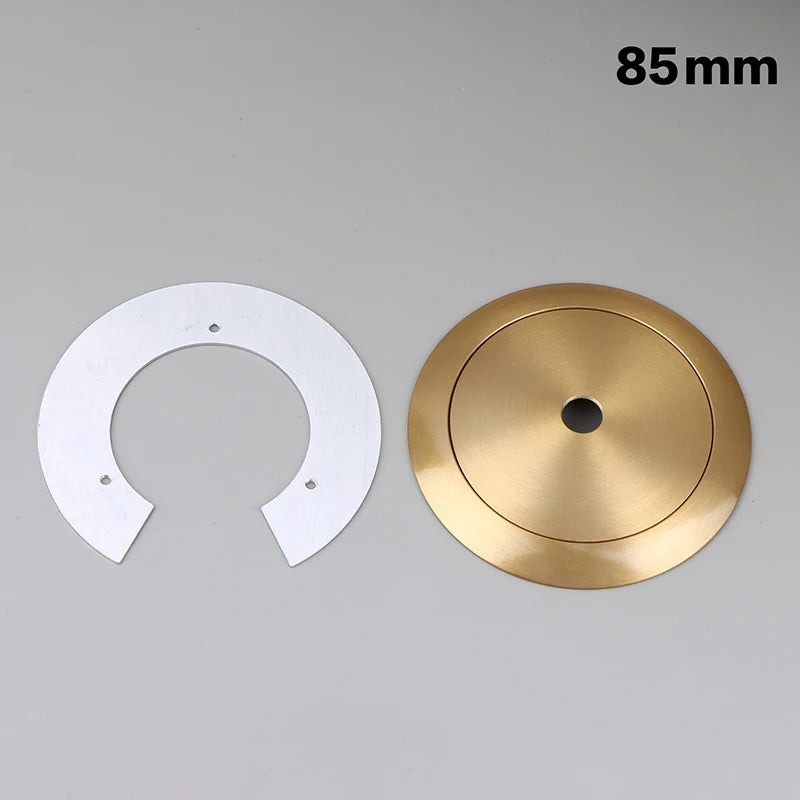 Aluminum Arc Cap Glass Globe Lampshade Holder – Flying Saucer Lampshade Holder Cap Richie's 85mm Copper