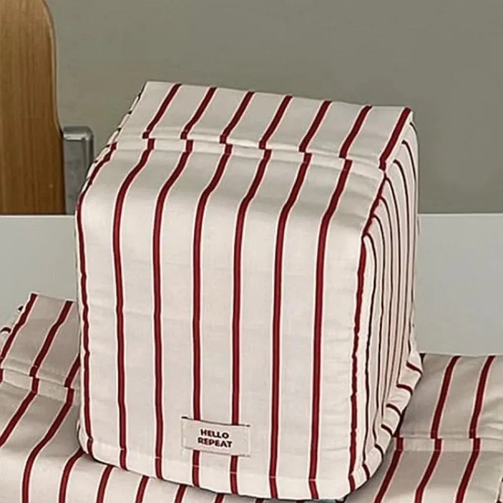 Vintage Stripe Cloth Tissue Box Cover – Desktop Organizer Tissue Box Cover Richie's