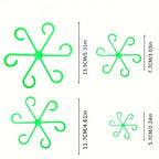 Plant Stem Support Clips & Flower Gathering Frame | Garden Plant Support Clips Richie's four sizes Green