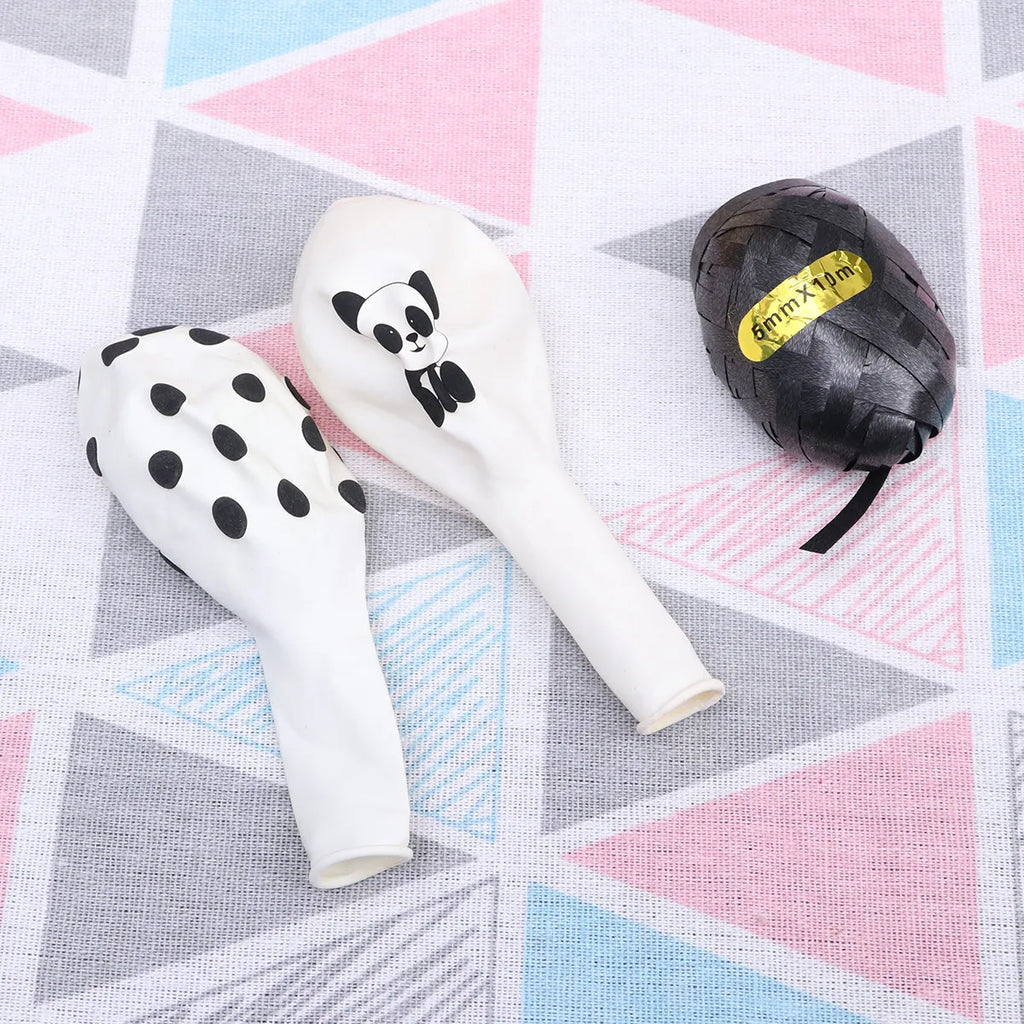 11Pcs Panda Latex Balloons 12" Printed Party Decorations Party Balloons Richie's