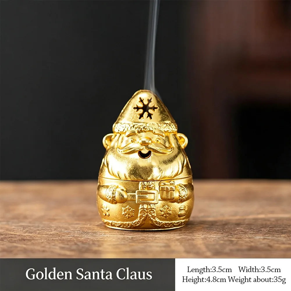 Alloy Incense Burner Carved Hollow Sandalwood Plate Holder Incense Burner Richie's C