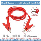 Banana Plug to Crocodile Clip Test Wire Set – Red & Black Test Lead Set Richie's A to A Red 1PCS