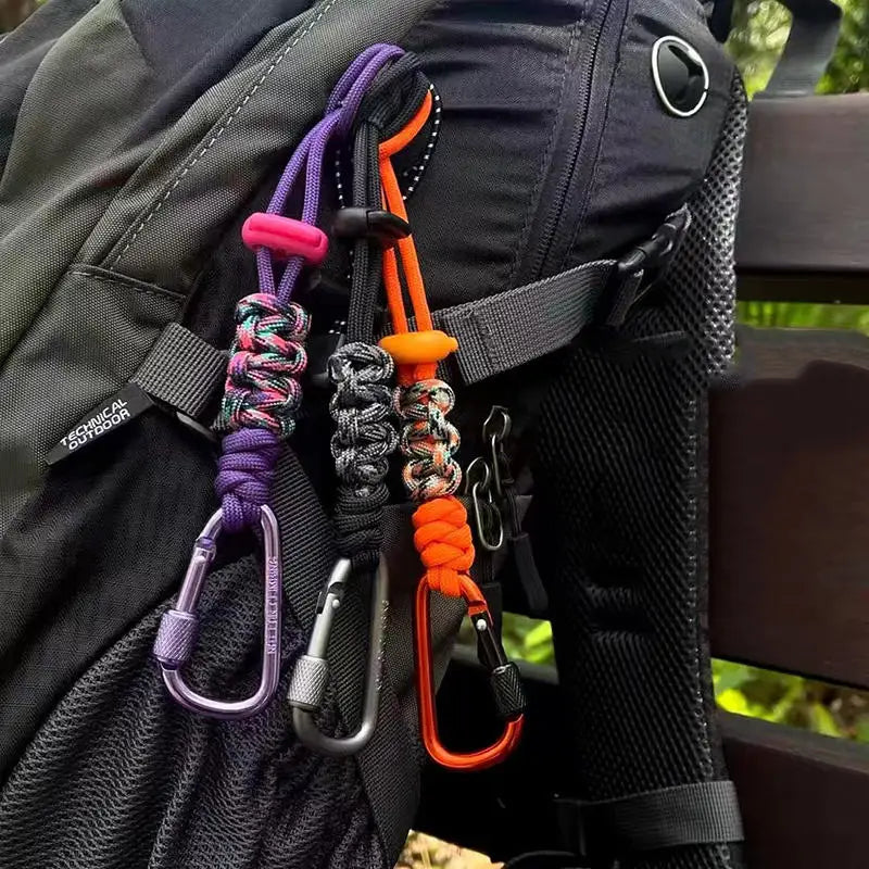 Woven Cord Water Bottle Hanger Clip for Hiking & Camping Bottle Hanger Clip Richie's