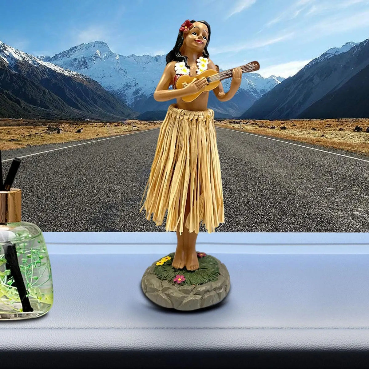 Hawaiian Dancer Dashboard Figurine | Tropical Car Decor Dashboard Figurine Richie's