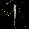 Acrylic Christmas Ice Drop Hanging Ornaments | Clear Pendants Christmas Ornaments Richie's C