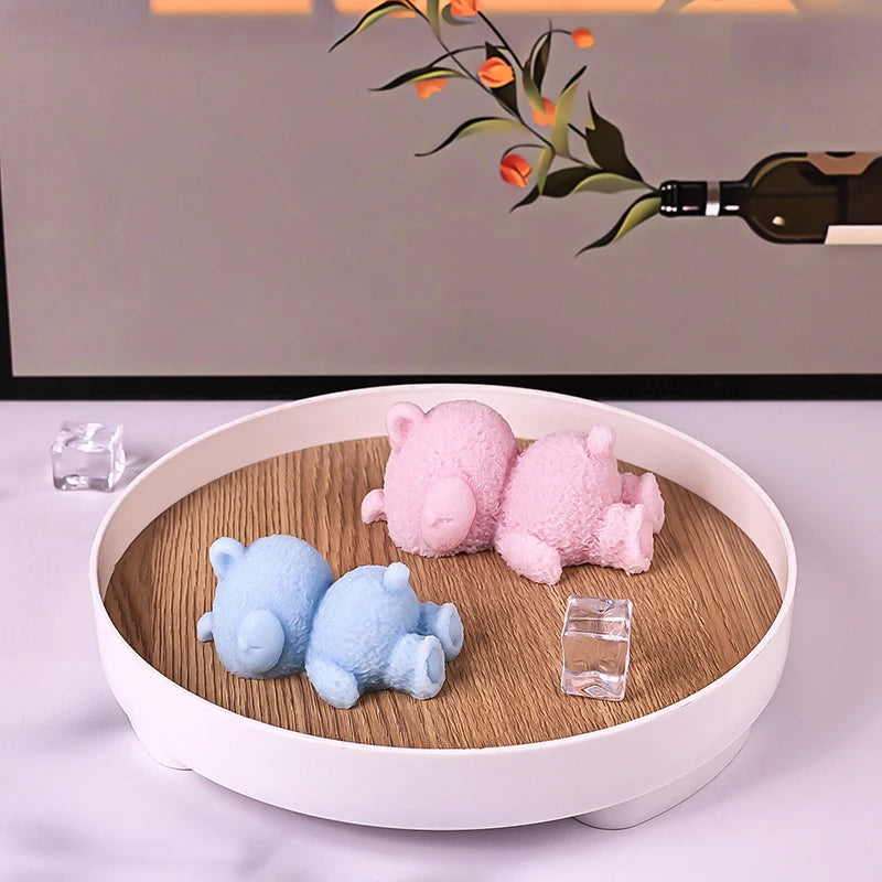 3D Sleeping Bear Silicone Cake Mold – Mousse & Ice Cream DIY Silicone Cake Mold Richie's