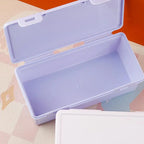 Large Capacity Plastic Pencil Box with Lid – School & Office Pencil Box Organizer Richie's
