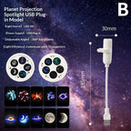 USB Galaxy Projector Night Light – 5 Cosmic Patterns & Flex Neck Galaxy Night Projector Richie's