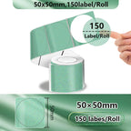 Thermal Label Paper for Phomemo M110 M200 M220 – Bekia Stickers Thermal Label Paper Richie's 50x50 green