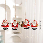 Resin Christmas Tree Ornaments – Santa & Snowman Pendants Christmas Ornaments Richie's 04