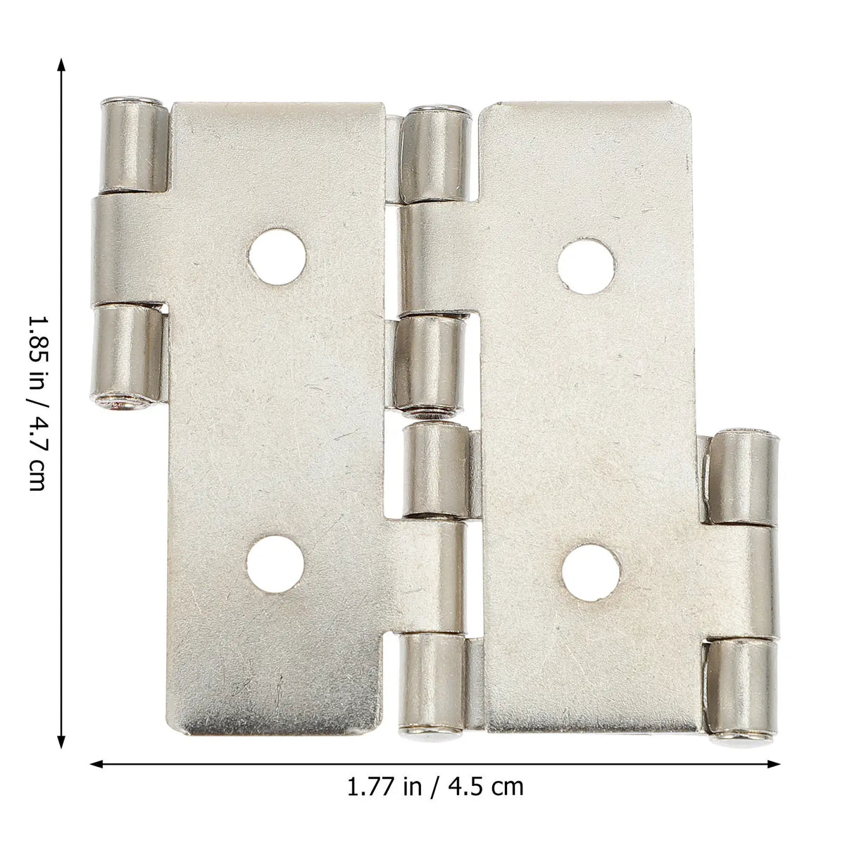 10Pcs Double Acting Iron Cabinet Door Hinges – Rust Proof Cabinet Door Hinges Richie's Silver