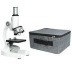 Monocular Compound Microscope 64X–2400X for Kids & Students Compound Microscope Richie's WHITE