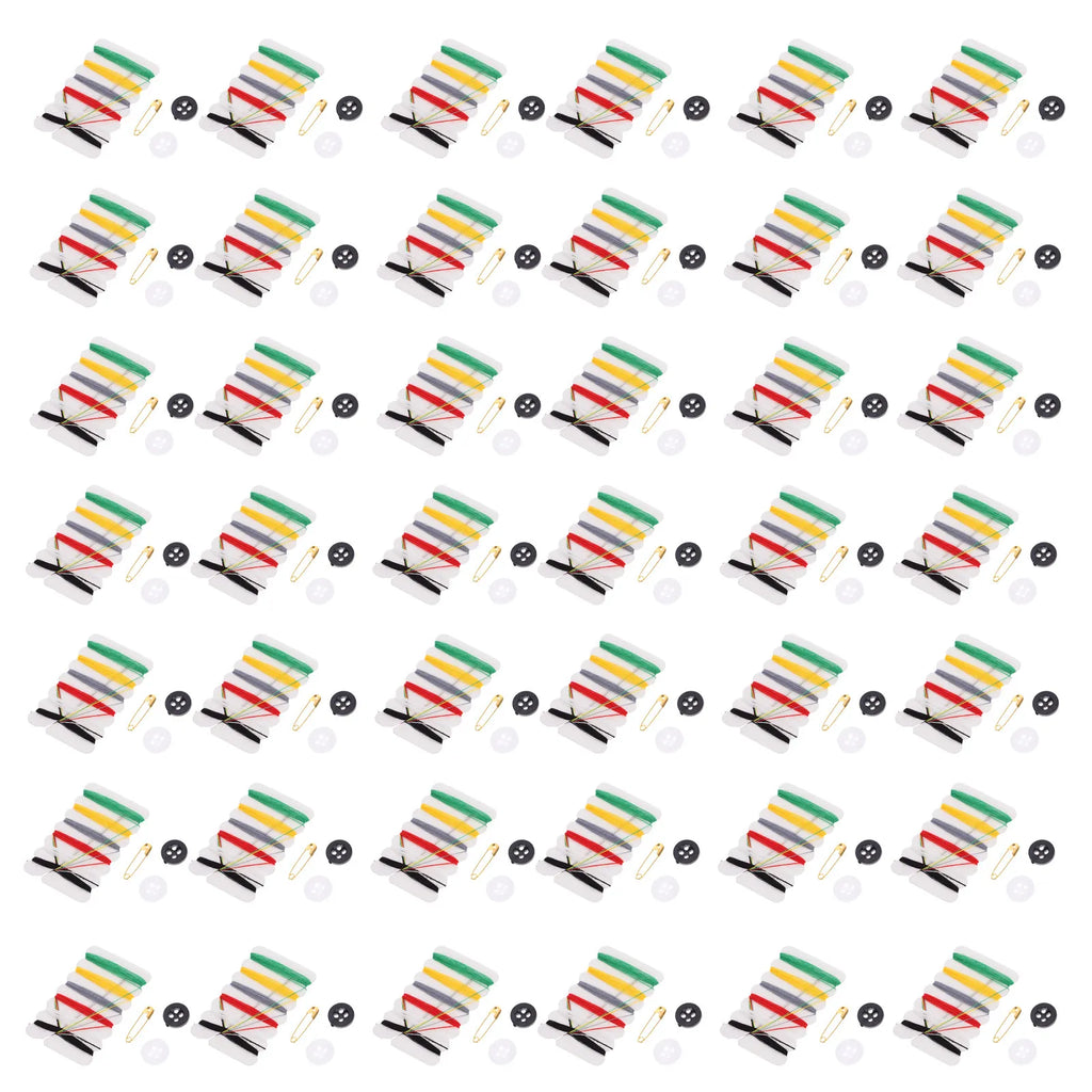100-Pack Mini Portable Sewing Kit for Travel, Hotel & DIY Portable Sewing Kit Richie's Default Title