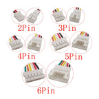 10Pcs JST PH 2.0mm Connector 2–6 Pin Male Female 26AWG Cables Wire Connector Set Richie's