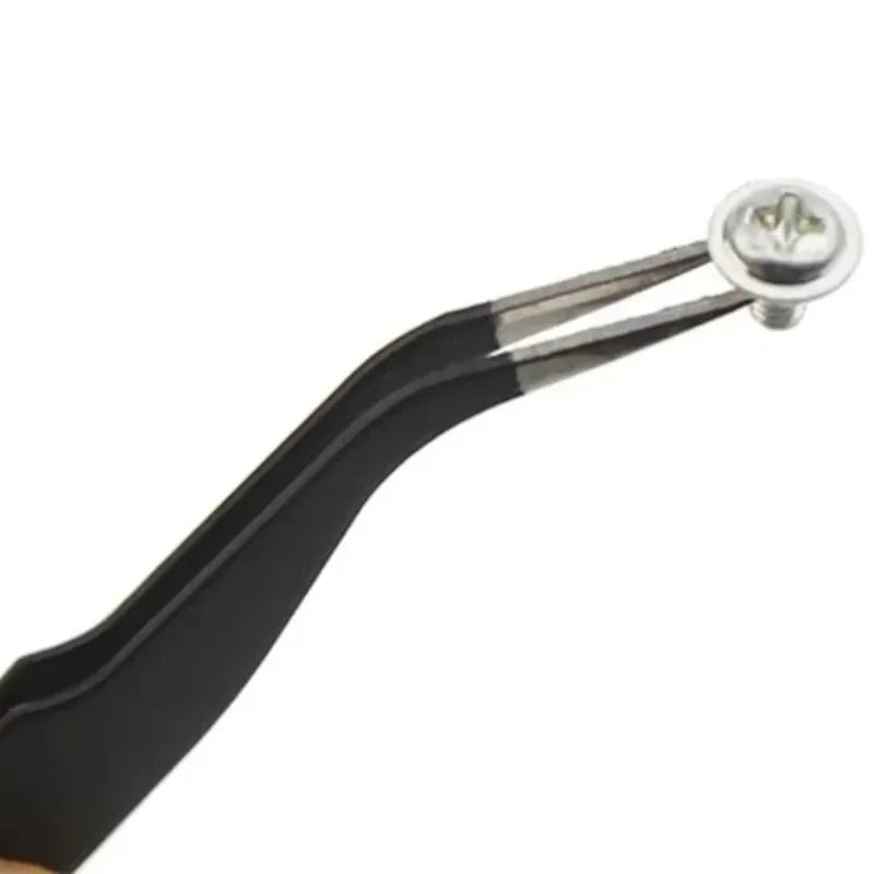 6pcs Antistatic Stainless Steel Tweezers – Precision Lash Grafting Set Eyelash Tweezers Set Richie's