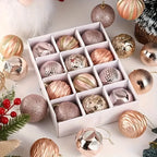 12 Pcs Christmas Ball Ornaments Set – Xmas Tree Décor Gift Christmas Ornament Set Richie's