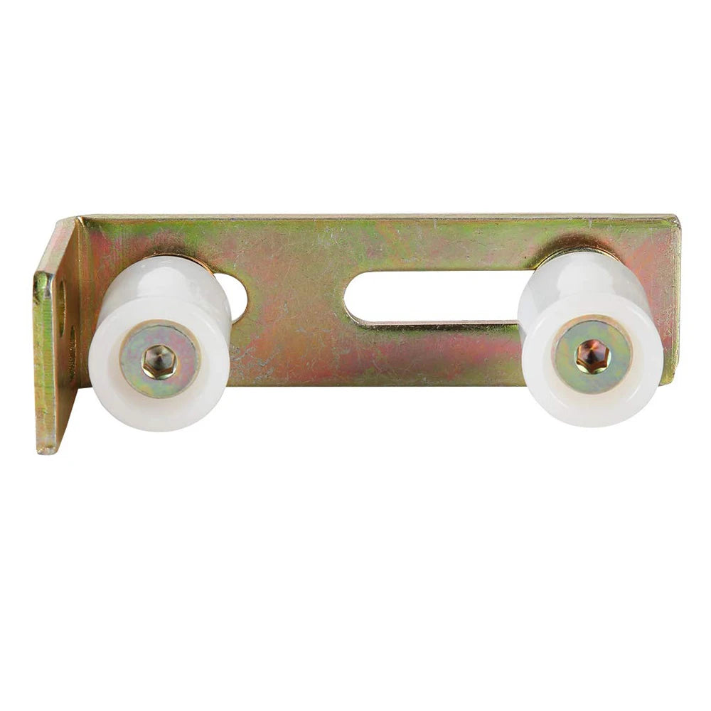 Slide Gate Guide Roller L Bracket Adjustable Dual Nylon Rollers Gate Guide Roller Richie's