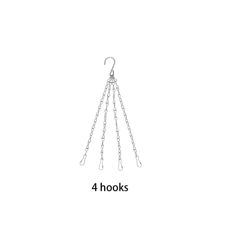 40cm Metal Hanging Chain for Flower Pots & Garden Baskets Plant Hanger Chain Richie's Sliver
