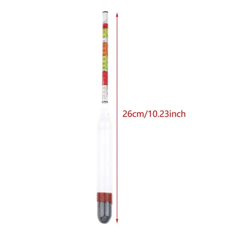 Triple Scale Hydrometer – Gravity, Alcohol & Brix Tester Brewing Hydrometer Richie's as pic